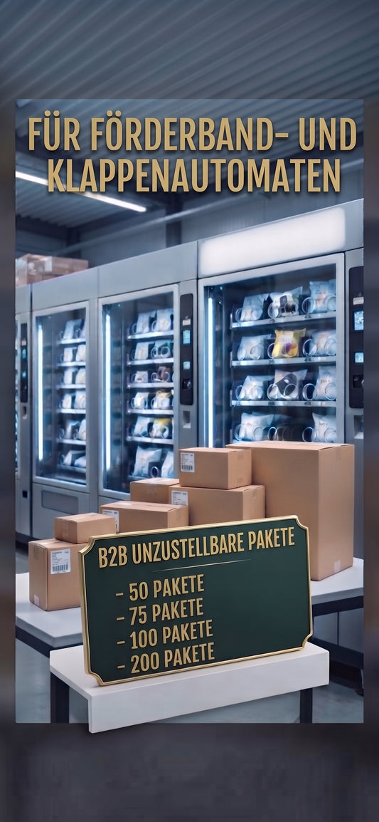 Secret Mystery Packs B2B Förderband/Klappenautomat