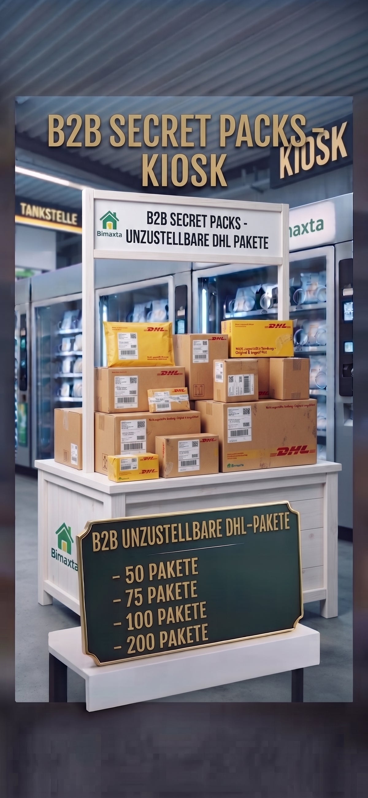 Secret Mystery Packs Größe XL/XXL Kiosk /Tankstelle B2B