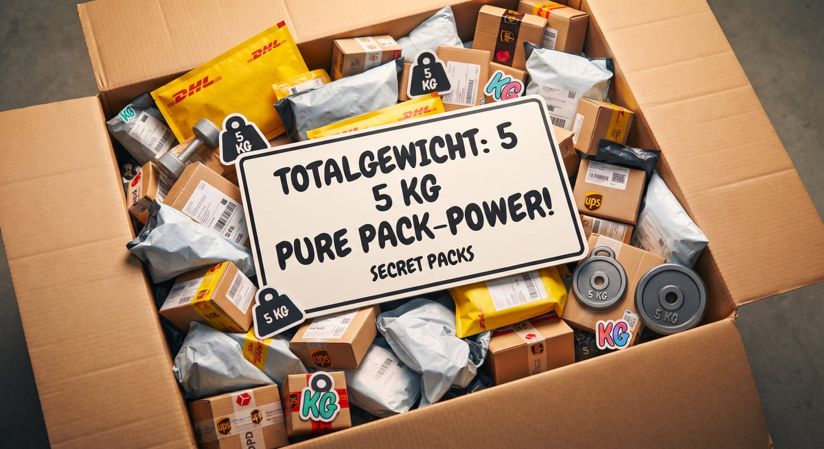 Nicht zugestelle Secret Packs nach Gewicht